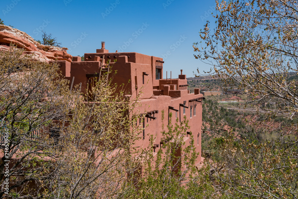 Fototapeta premium The special Manitou Cliff Dwellings museum