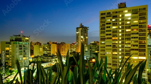 Time Lapse of San Juan Puerto Rico at night