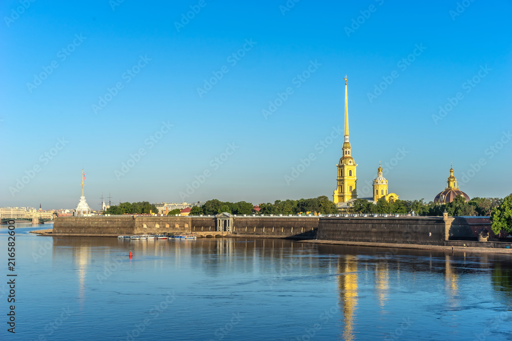 Peter-Pavel's Fortress. Saint Petersburg. Russia.
