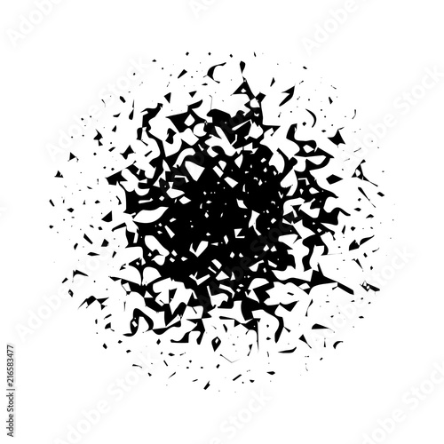 Circle halftone. Halftone Dot Pattern. Vector illustration.