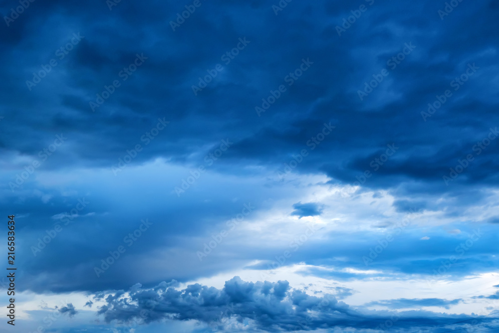 Dramatic skyscape before rain