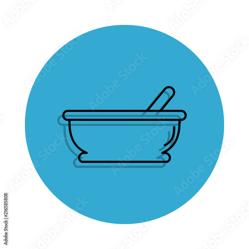 Spice grindel icon on white background