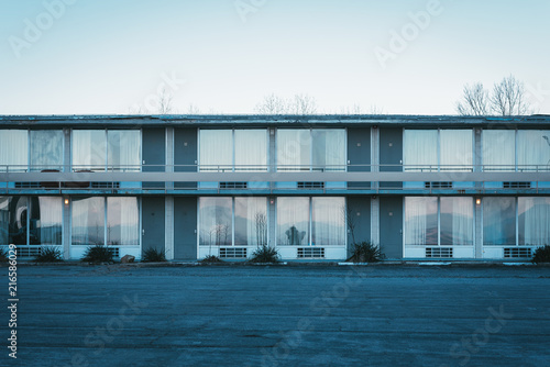 An abandoned motel in Afton, Virginia