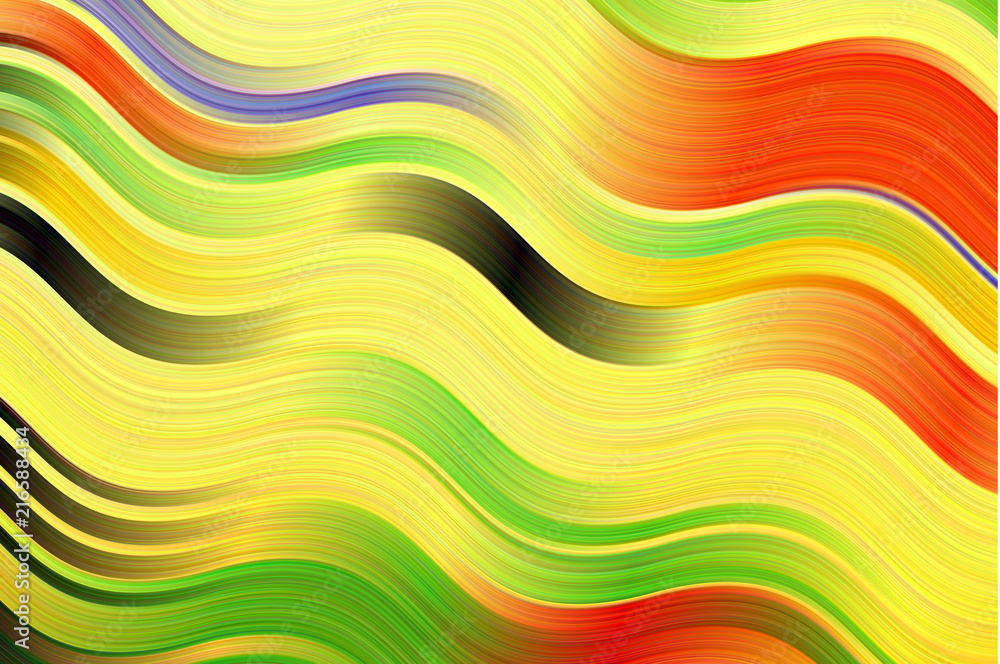 Watercolor Style Summer Waves Background Watercolor Style Summer Waves Background