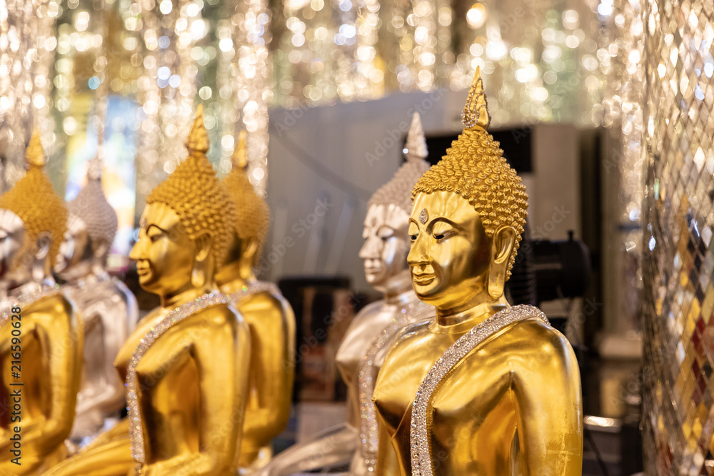 Beautiful of Buddha image in Public temple name WatChanThaRam or WatThaSung at Uthai Thani Province, Thailand Beautiful of Buddha image in Public temple name WatChanThaRam or WatThaSung at Uthai Thani Province, Thailand