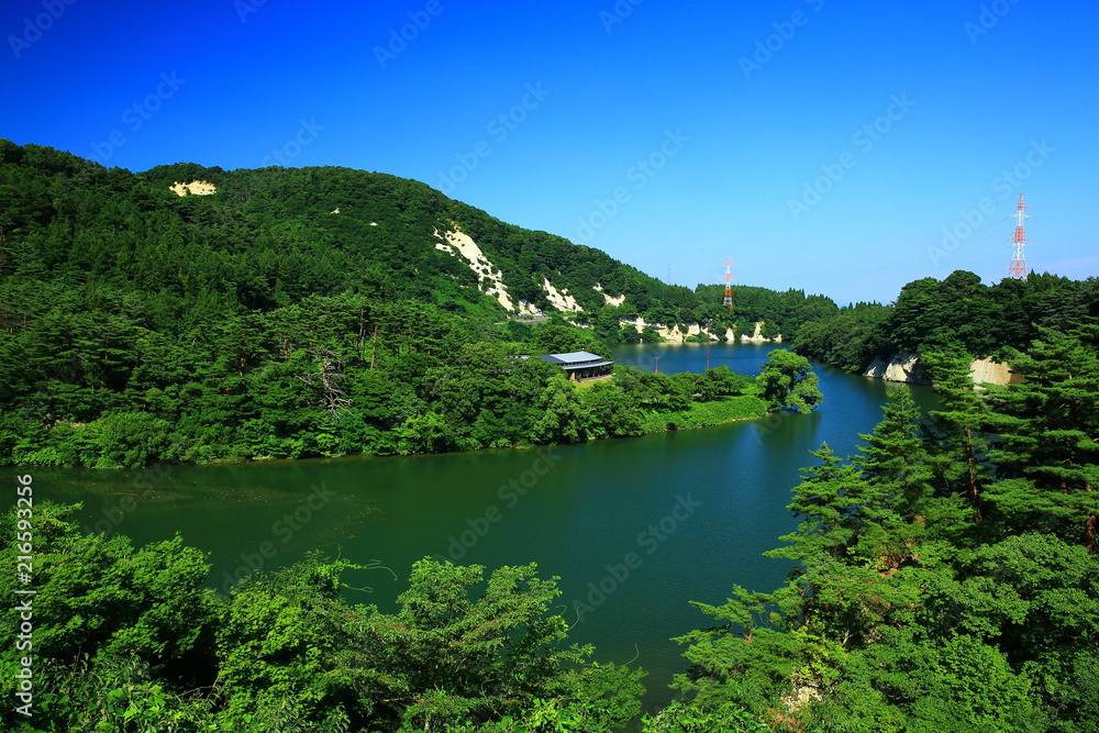 夏の和賀の松島 夏の和賀の松島