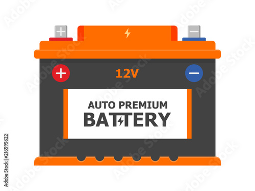 Auto 12-Volt-Batterie Für Den Motorstart Lizenzfrei nutzbare SVG,  Vektorgrafiken, Clip Arts, Illustrationen. Image 31606414.