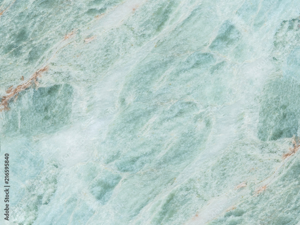 Fototapeta premium Closeup surface abstract marble pattern at the green marble stone floor texture background