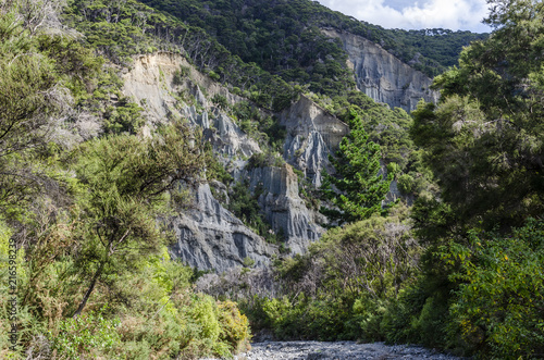 Putangirua Pinnacles, New Zealand photo