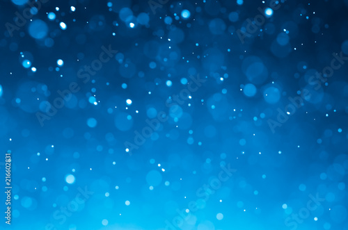 Dark blue abstract backgrounds with bokeh.