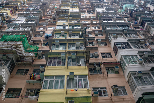 Hong Kong residential density,Old apartment