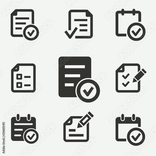 Survey vector icon.