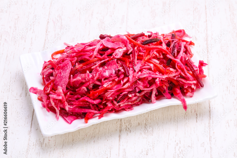 Fototapeta premium Traditional fermented cabbage