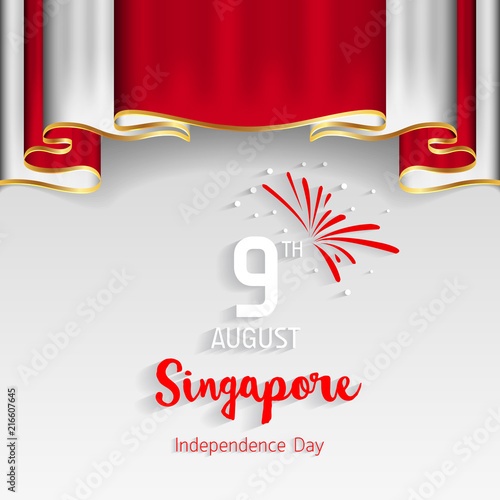 Singapore Independence Day. National day of Singapore.