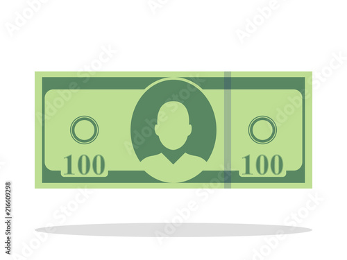 Money bill cash icon vector illustration