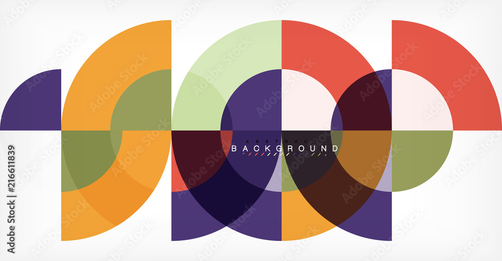 Modern circle abstract background Modern circle abstract background