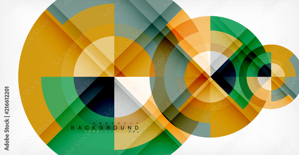 Vector circle abstract background Vector circle abstract background