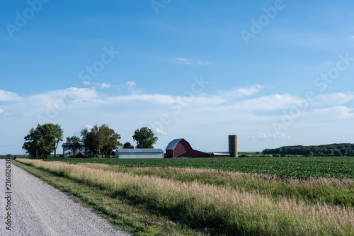Traditional midwestern farm