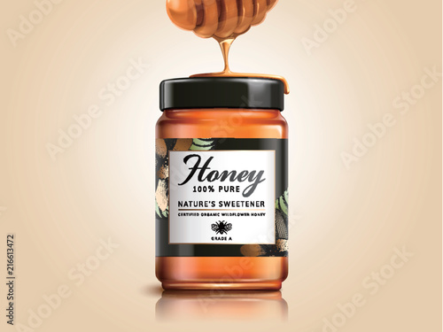 Honey product package design