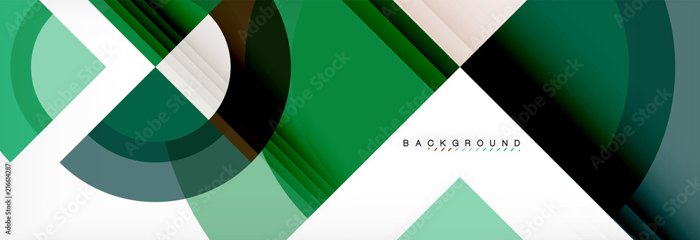 Vector circular geometric abstract background Vector circular geometric abstract background