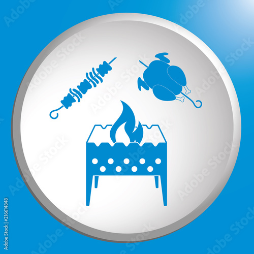 Brazier, kebab and chicken