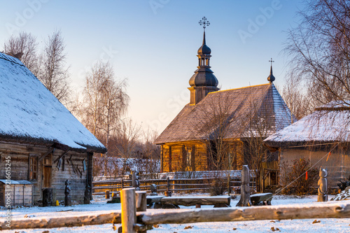 Belarusian State Museum of Folk Architecture, Minsk region, Azjarco village, Belarus photo