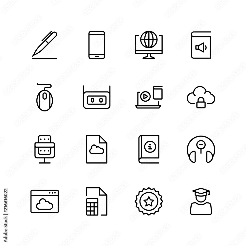 Flat icon set Flat icon set