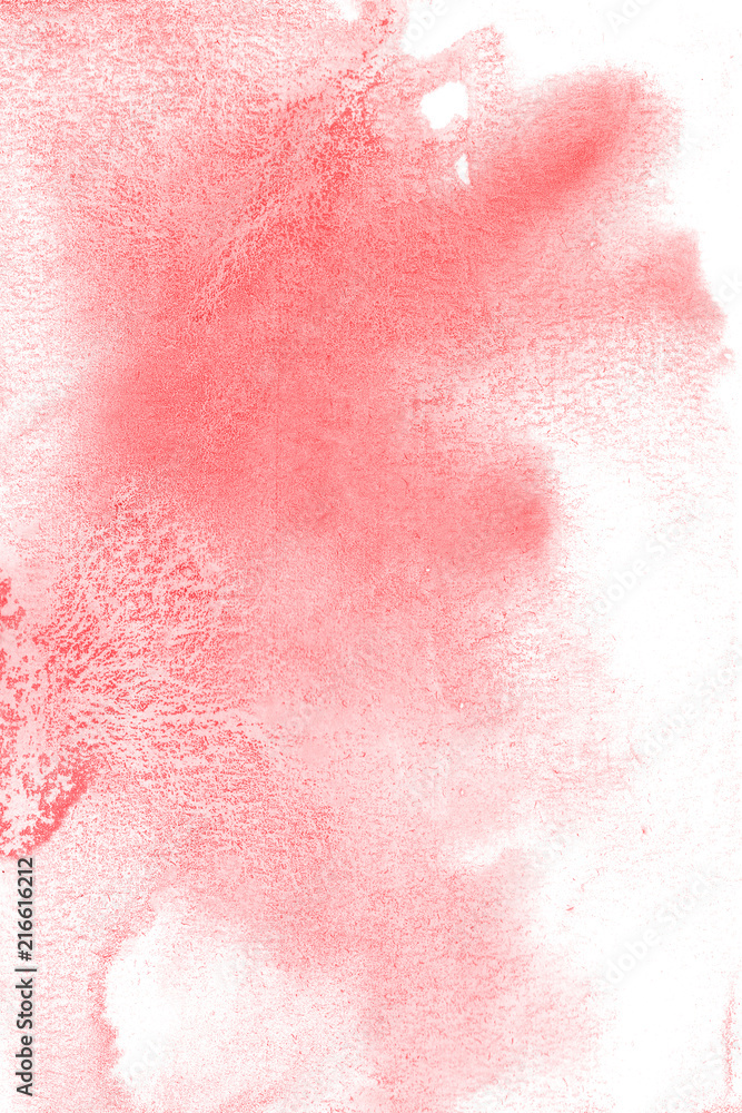 Fototapeta premium Red watercolor paint background.