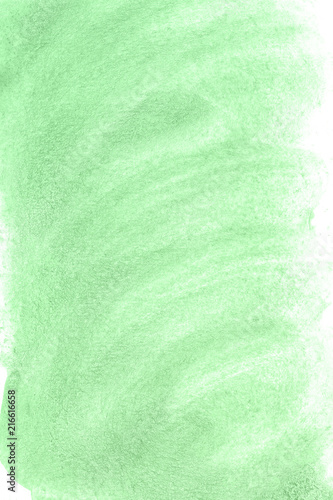 Green watercolor paint background.