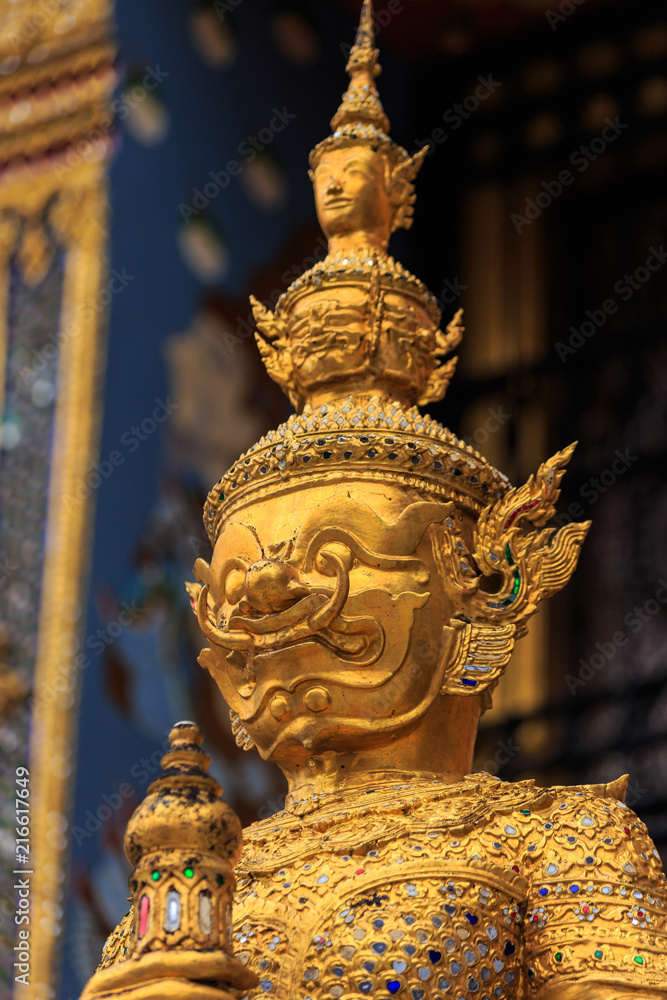Yaksha's in Wat Phra Kaew, Grand Palace Yaksha's in Wat Phra Kaew, Grand Palace