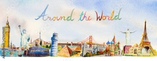 Fotografija Famous landmarks of the world