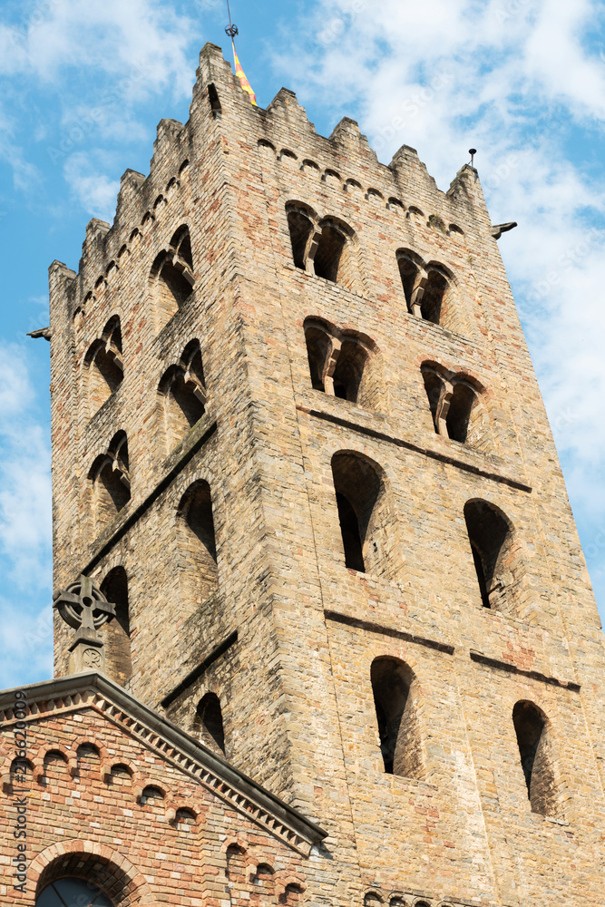Romanesque monastery of Ripoll in Catalonia, Spain.
