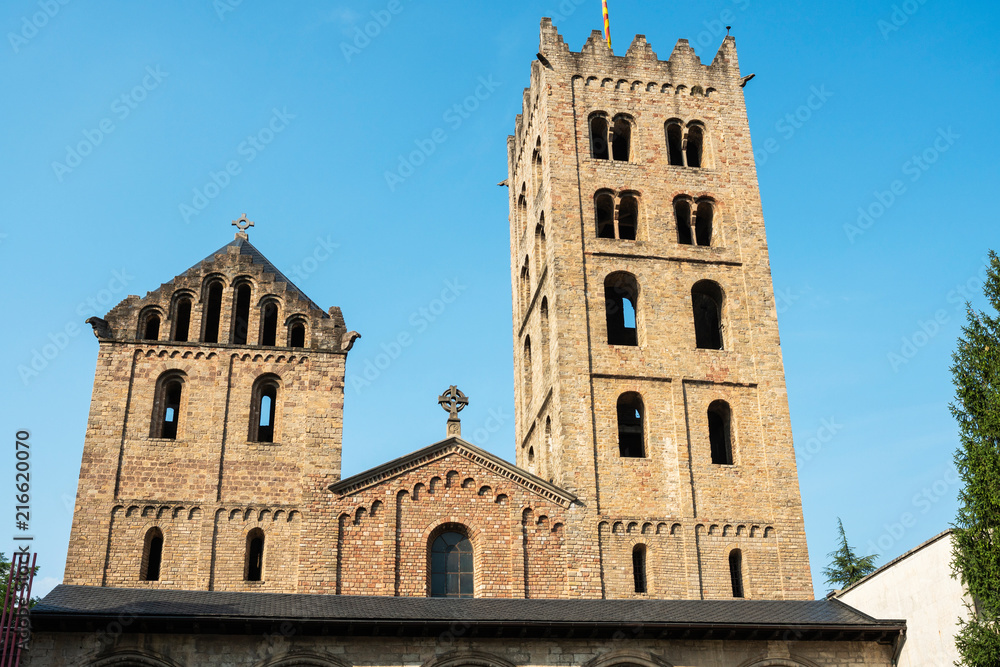 Romanesque monastery of Ripoll in Catalonia, Spain.