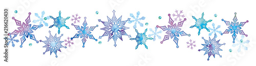 雪の結晶のイラスト