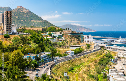 Seaside boulevard in Oran, a major Algerian city