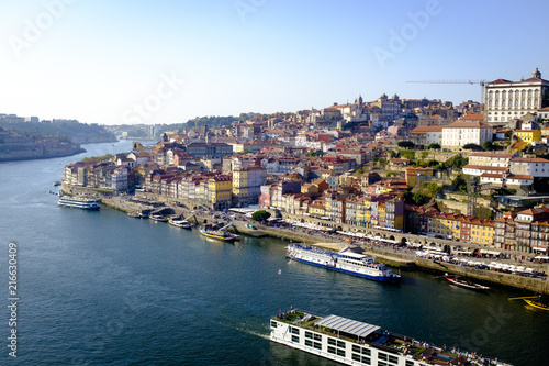 Scenic landscape view of Porto  Portugal