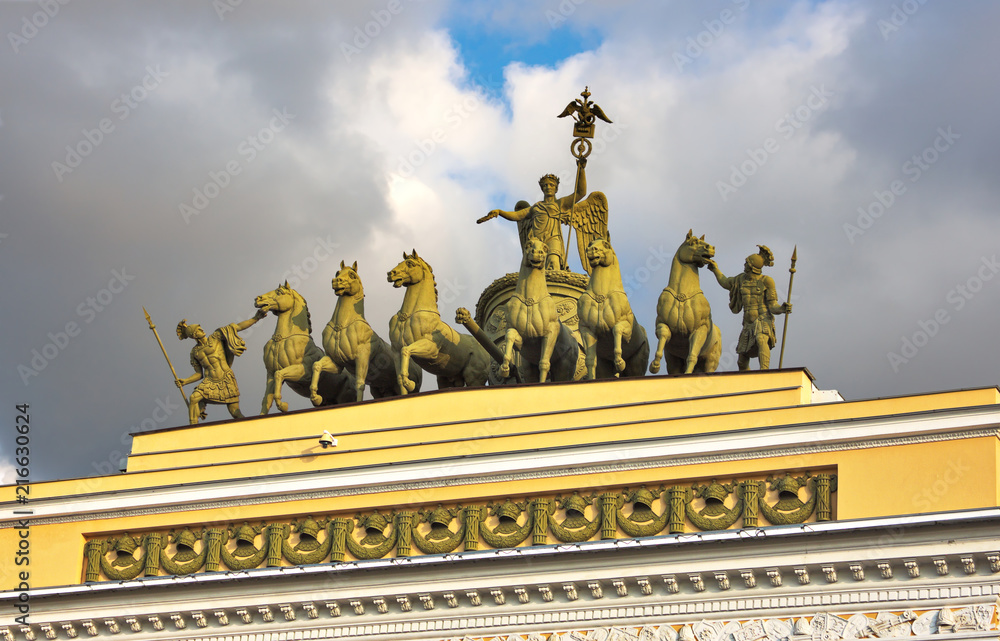 Obraz premium Palastplatz- II - St. Petersburg