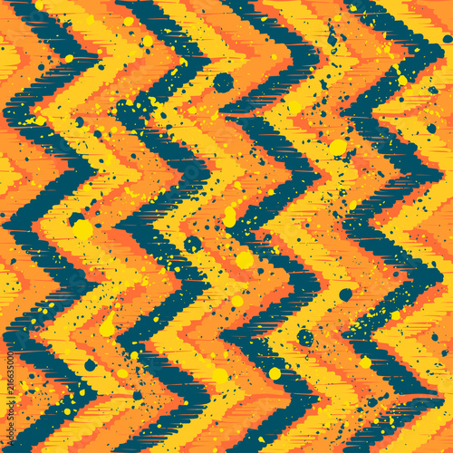 Abstract Ikat and boho style handcraft fabric pattern. Traditional Ethnic design for clothing and textile background, carpet or wallpaper