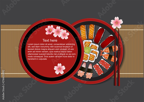 Japanese Food Set,vector illustration