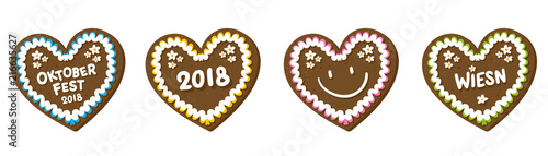 Lebkuchenherzen Oktoberfest 