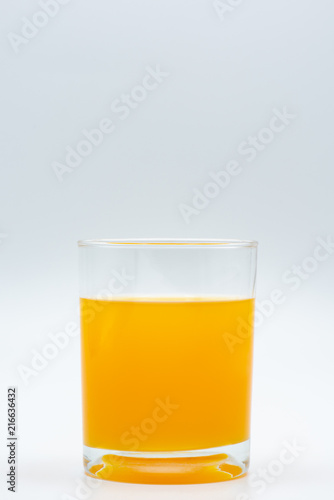 One glass of orange juice