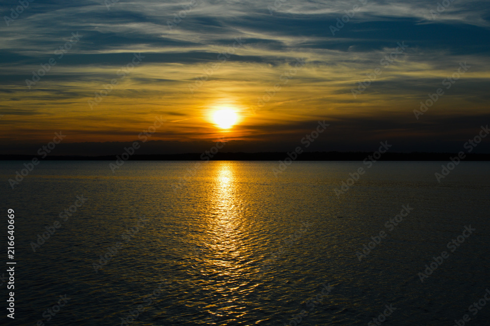 Sunset Lough Derg Ireland