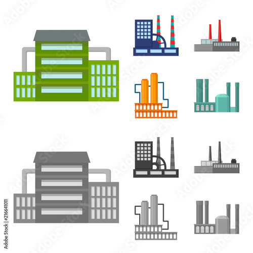 Industry, production.Factory set collection icons in cartoon,monochrome style vector symbol stock illustration web.
