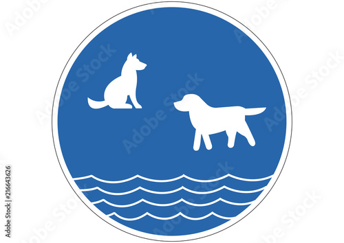 Schild Hundestrand