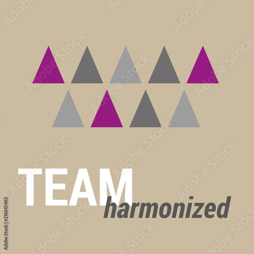 Arbeit im Team mehrerer Menschen harmoniert  