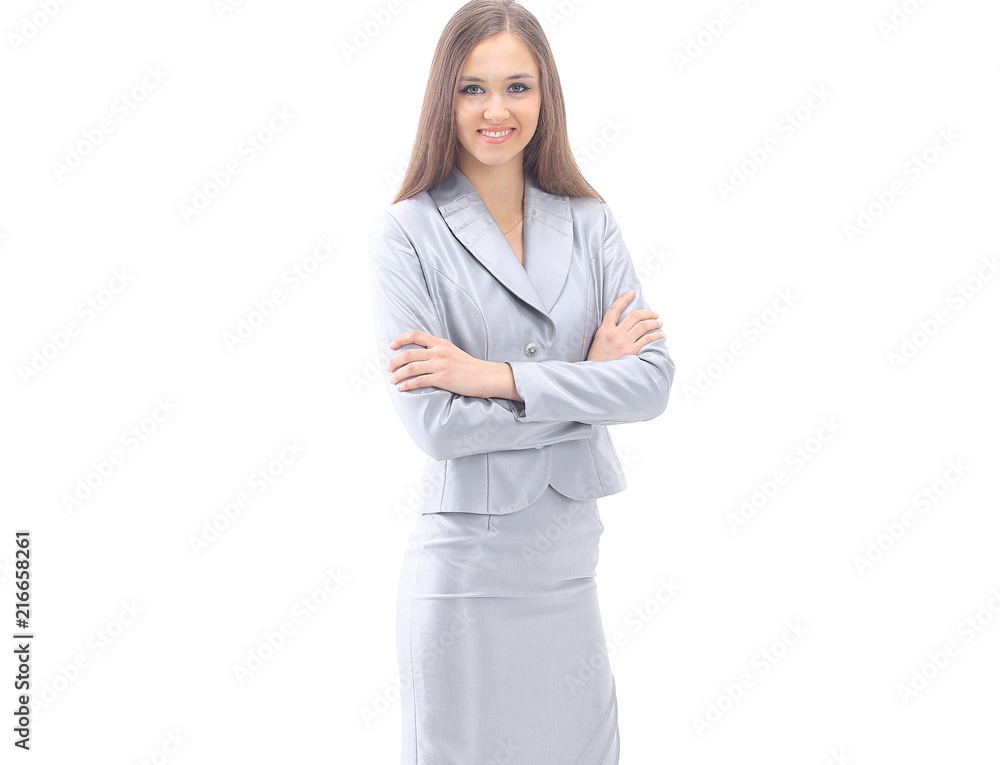 in full growth.modern business women.isolated on white in full growth.modern business women.isolated on white