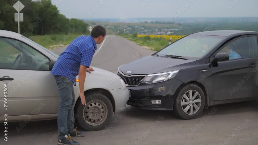 Two men arguing conflict after a car accident on the road car insurance. slow motion video. Two lifestyle Drivers man Arguing After Traffic Accident. auto insurance accident concept men. Two men Two men arguing conflict after a car accident on the road car insurance. slow motion video. Two lifestyle Drivers man Arguing After Traffic Accident. auto insurance accident concept men. Two men