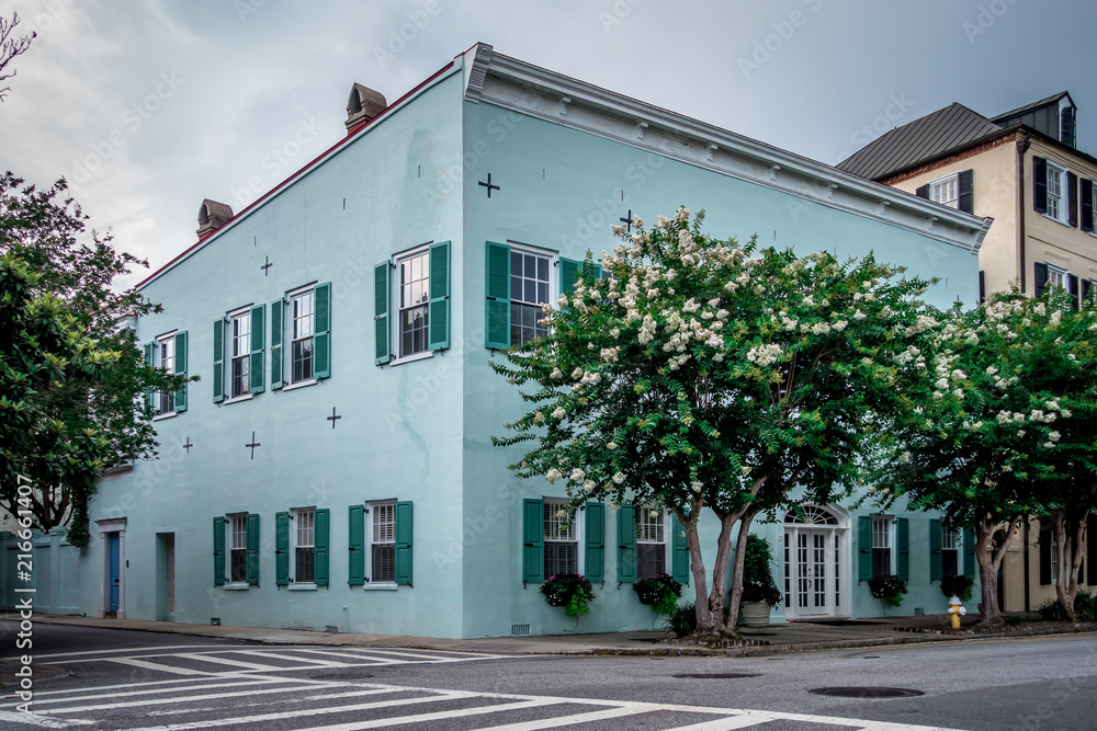 Obraz premium charleston south carolina historic architecture