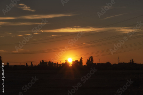 Sonnenuntergang in Frankenthal 