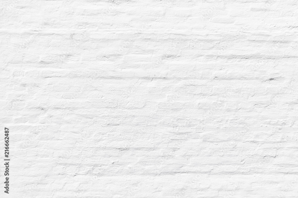 pattern of white painted brick wall